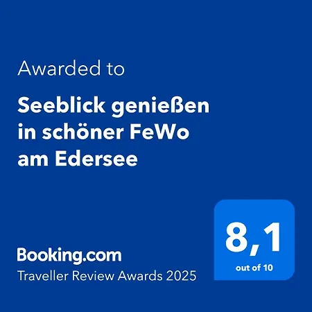 度假居 Seeblick Geniessen In Schoener Am Edersee *
