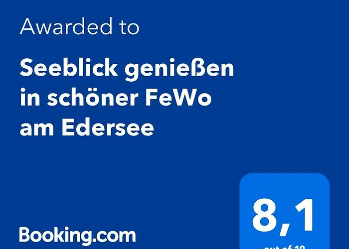 Holiday home Seeblick Geniessen In Schoener Am Edersee *